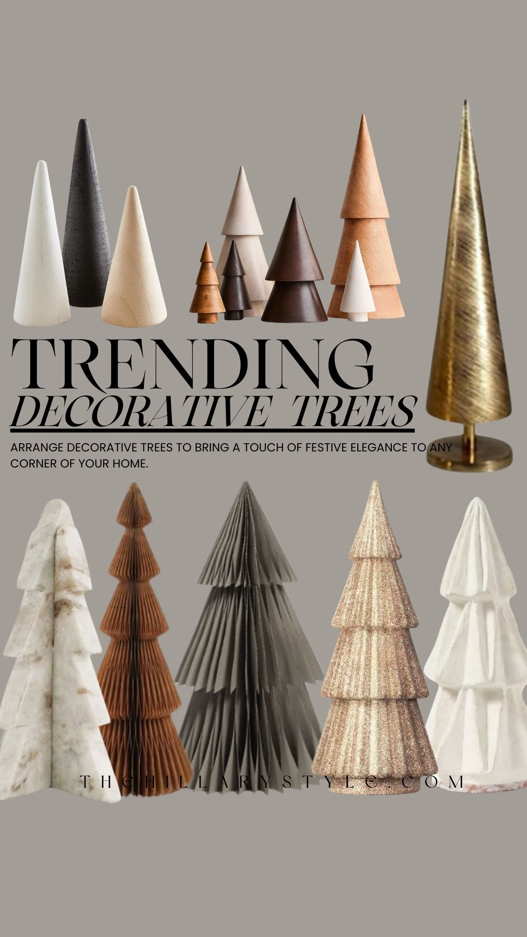 TRENDING: Decorative Trees 

Amazon Home, Target home, Walmart home, Pottery Barn, West Elm, Christmas decor, Holiday decor, home decor, home accents, tabletop trees, Christmas tree, gold tree, paper tree, modern home 

 #LTKHoliday #LTKSeasonal #LTKHome