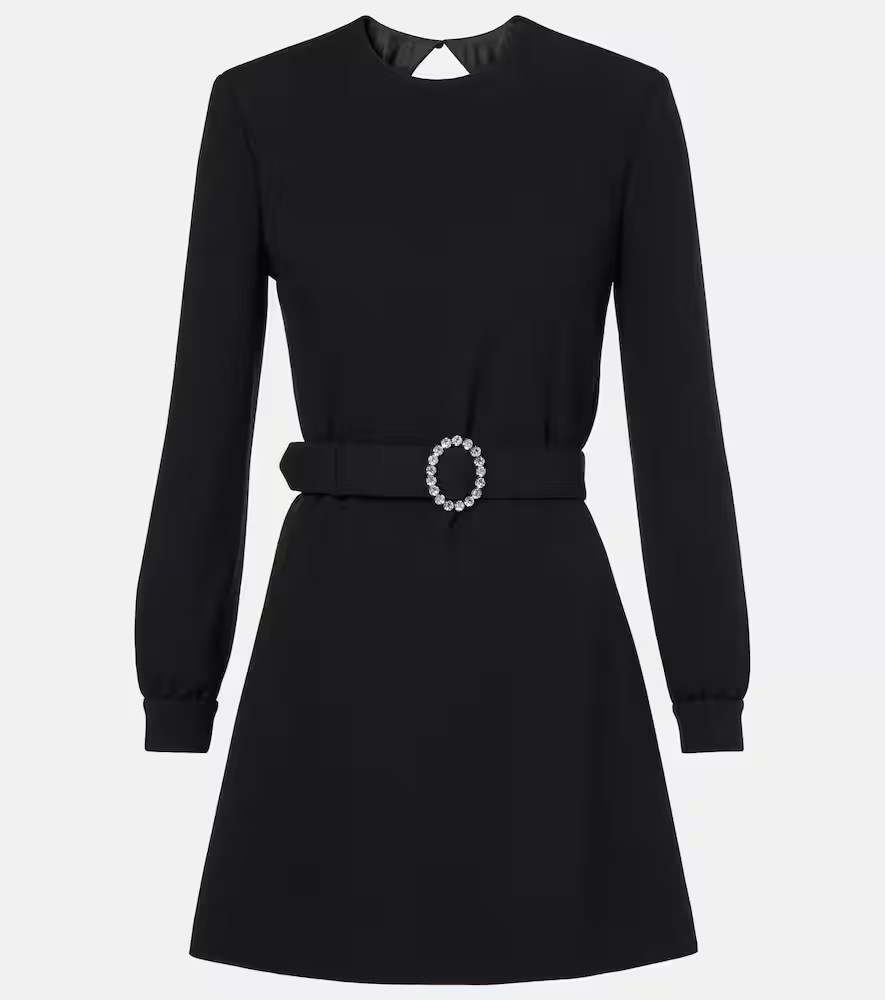 Saint Laurent Embellished open-back minidress | Mytheresa (DACH)