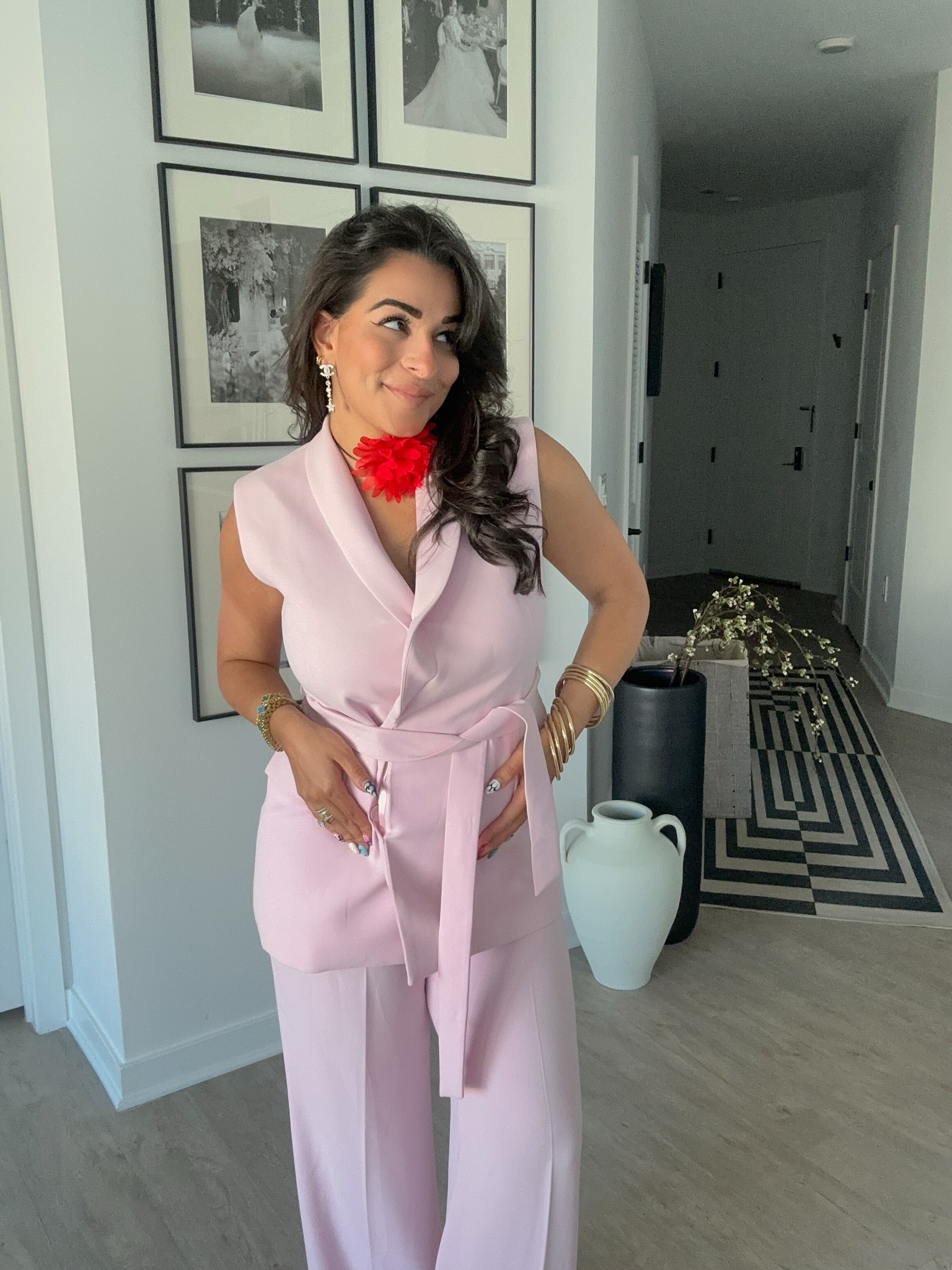 This Vest on trousers is no longer online, but linking similar for y’all!
To all my 🤰🏻 mamas- This is incredibly comfortable for the Bump!

Follow my shop @Nardinemarie on the @shop.LTK app to shop this post and get my exclusive app-only content!

#LTKStyleTip #LTKBump #LTKU