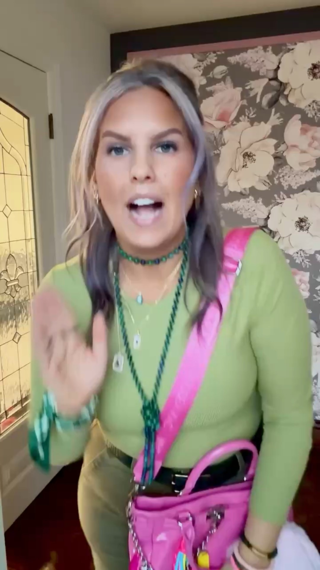 ✔️Green wide leg jeans 〰️ size 16 (run a little small)
✔️Crewneck ribbed tee 〰️ size large (sized down to be fitted)
✔️Pink Adidas 〰️ size 5 kids (I’m a women’s 7)
✔️Green laces and shoe charms @amazon 
✔️Pink shoulder bag with bag charms @walmartstyle 
✔️Comfelie wireless bra 〰️ size L+ (as a 36DDD)
✔️Love this new pinky ring from Adina Eden! 
✔️Green beaded necklace @amazon 
✔️Pink beaded bracelet @cocosbeadsandco 
✔️Gold & Green statement ring 〰️ @amazon 
✔️Silver faux wedding set 〰️ @amazon  
✔️Green checkered socks 〰️ linked similar  
✔️Green checkered scarf work as a bracelet 〰️ linked similar  
✔️Green belt 〰️ linked similar 

#walmart #walmartfashion #walmartstyle  walmart fashion, walmart style, walmart outfit, walmart look, walmart fashion, found it at walmart, walmart fashion finds, walmart summer, walmart winter, walmart fall, walmart spring, walmart new arrivals, walmart outfit, walmart outfit inspo, walmart outfit inspiration, walmart curves, walmart curvy, curvy walmart, midsize walmart, walmart midsize, walmart ootd, walmart shopping, new at walmart  
#under20 #under30 #under40 #under50 #under60 #under75 #under100 #affordable #budget #inexpensive #size14 #size16 #size12 #medium #large #extralarge #xl #curvy #midsize #pear #pearshape #pearshaped budget fashion, affordable fashion, budget style, affordable style, curvy style, curvy fashion, midsize style, midsize fashion 


#LTKgrwm #LTKootd #LTKMidsize

#LTKMidsize #LTKootd #LTKSaleAlert