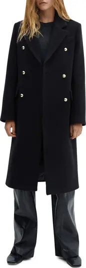 Double Breasted Wool Blend Coat | Nordstrom