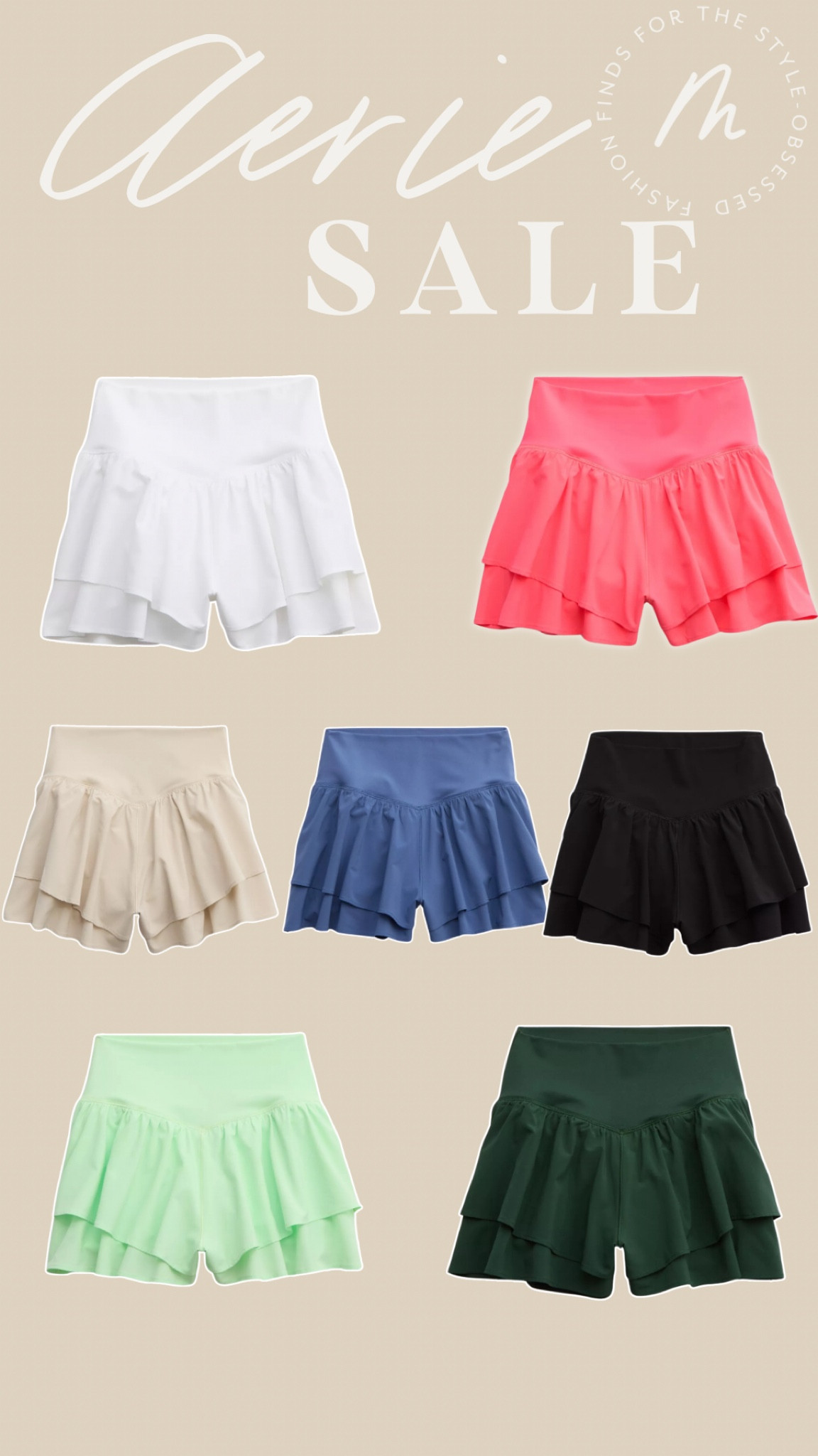 Aerie SALE- Real Me Crossover Flowy Shorts 

#LTKSeasonal #LTKstyletip #LTKsalealert