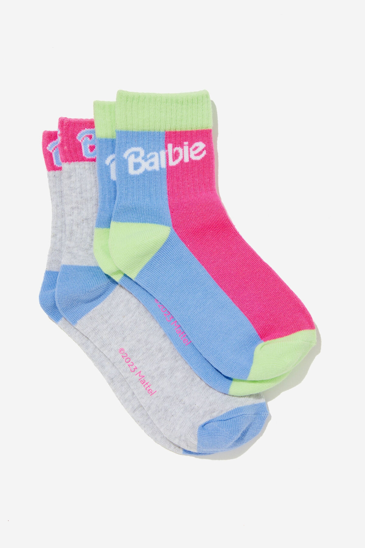 Barbie 2PK Crew Sock | Cotton On (US)