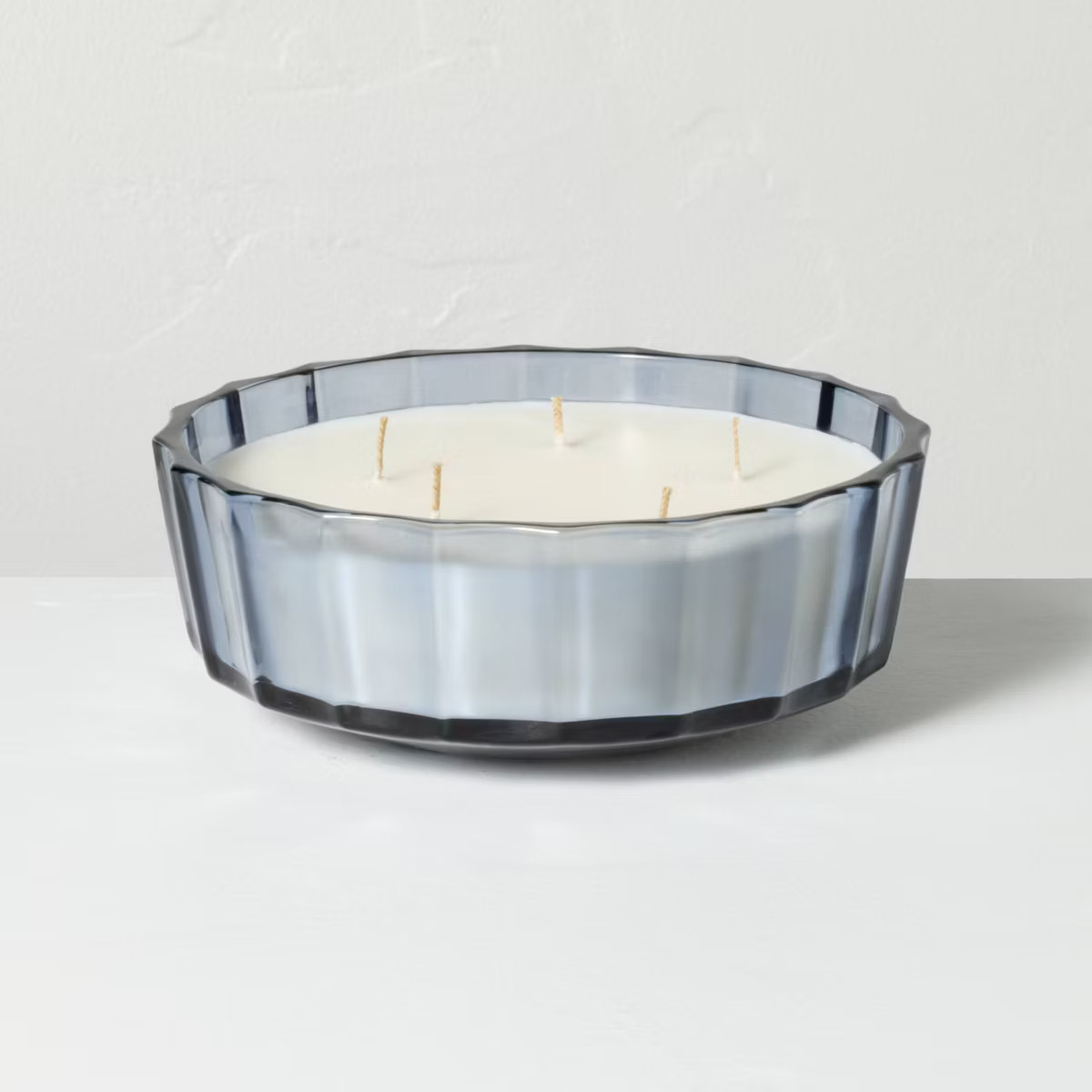 5 Wick XL Colored Glass Faceted Jar Candle 32oz - Hearth & Hand™ with Magnolia | Target