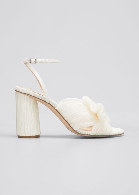 Loeffler Randall Camellia Knot Ankle-Strap Sandals | Bergdorf Goodman
