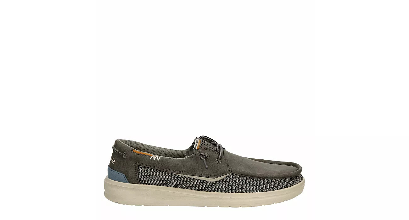 Heydude Mens Welsh Boat Shoe - Dark Grey | Rack Room Shoes