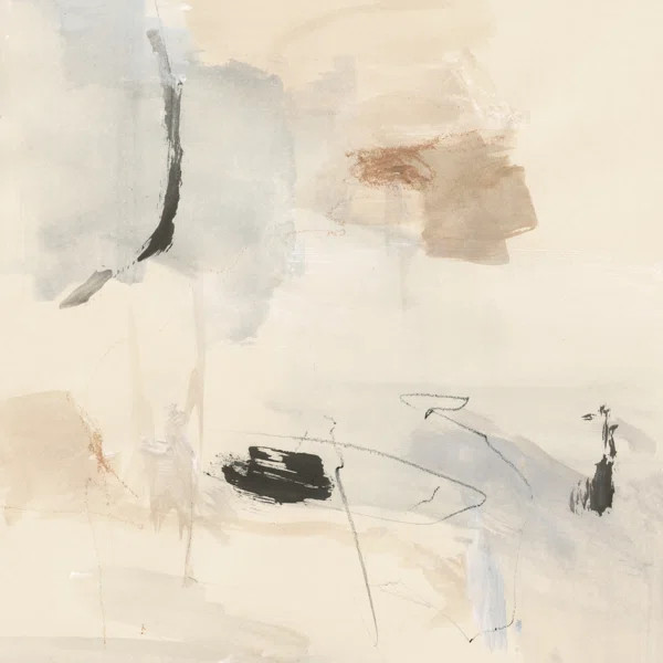 Oat And Slate I On Canvas Painting | Wayfair North America