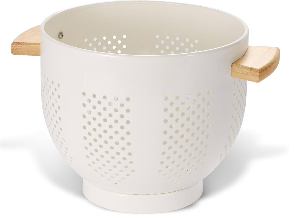 【Good Quality Material】 Colander is made of 0.5mm durable metal, with food-safe powder coated... | Amazon (US)