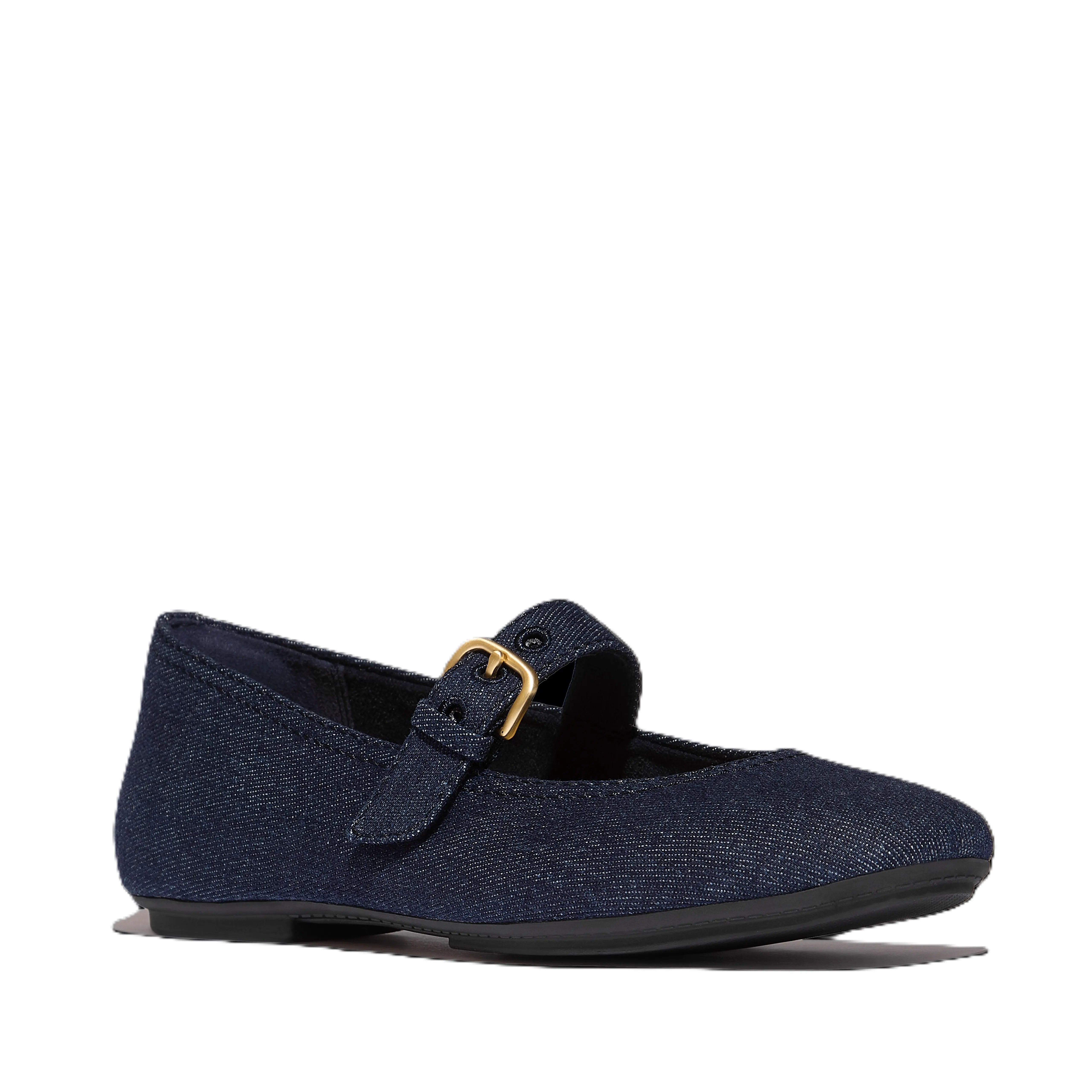 FitFlop Delicato Denim Mary Janes in Dark Denim at Nordstrom, Size 8 | Nordstrom