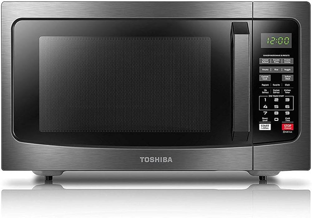TOSHIBA EM131A5C-BS Countertop Microwave Ovens 1.2 Cu Ft, 12.4" Removable Turntable Smart Humidit... | Amazon (US)