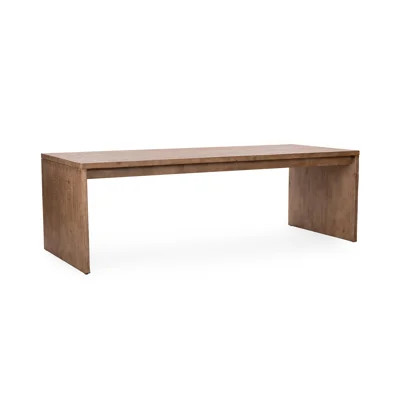 Classic Home Nalani Reclaimed Pine Wood Dining Table, the drifted reclaimed oak parsons dupe