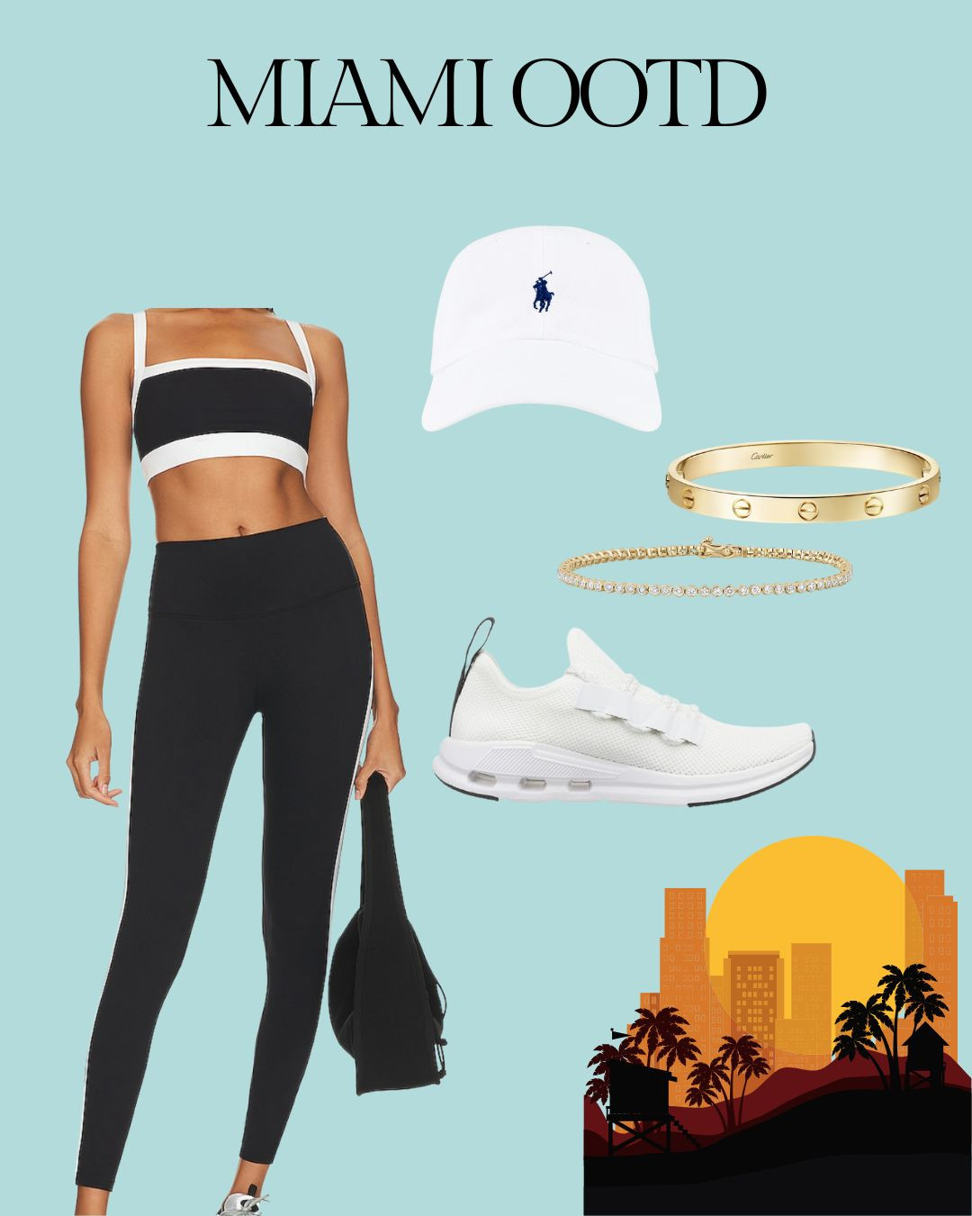 Miami outfits dropping one by one, and yes, there’s more!
The cap was a limited edition merch from COCO, I didn't find, but I linked a gorgeous alternative for you ;)
 

 #LTKActive #LTKStyleTip #LTKTravel
