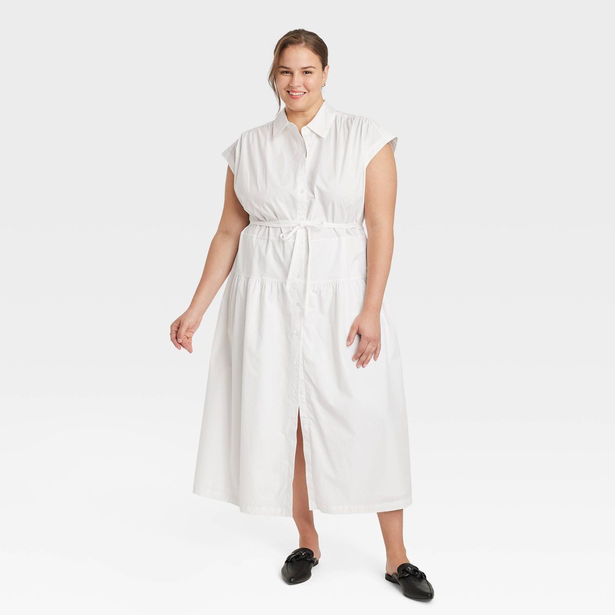 Women's Short Sleeve Midi Dress - A New Day™ | Target