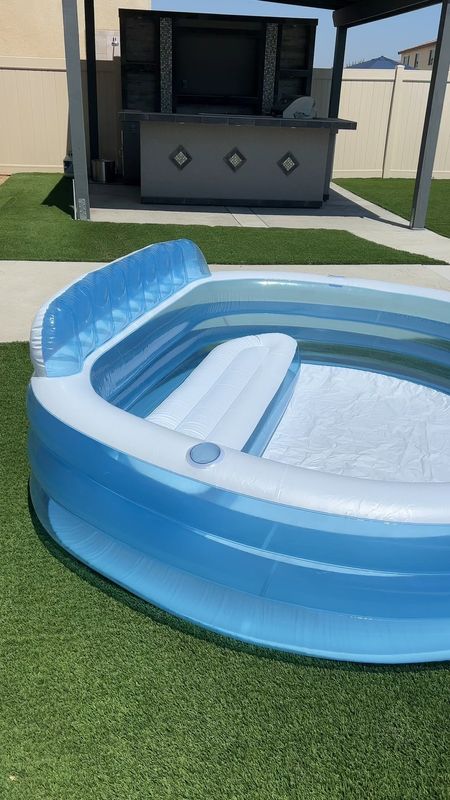 RUN & get this blow up pool ASAP!!!!! We don’t have a pool in our backyard so I bought this and it is literally the best thing ever!!!!!! So big!!! Has a bench, cup holders, a backrest!!! What more could you need?!?! And it’s under $45!!!! I am literally going to be in this all summer!!!! #pool #blowuppool #kids #summer #summertoys #backyard #home 

#LTKhome #LTKFind #LTKfamily