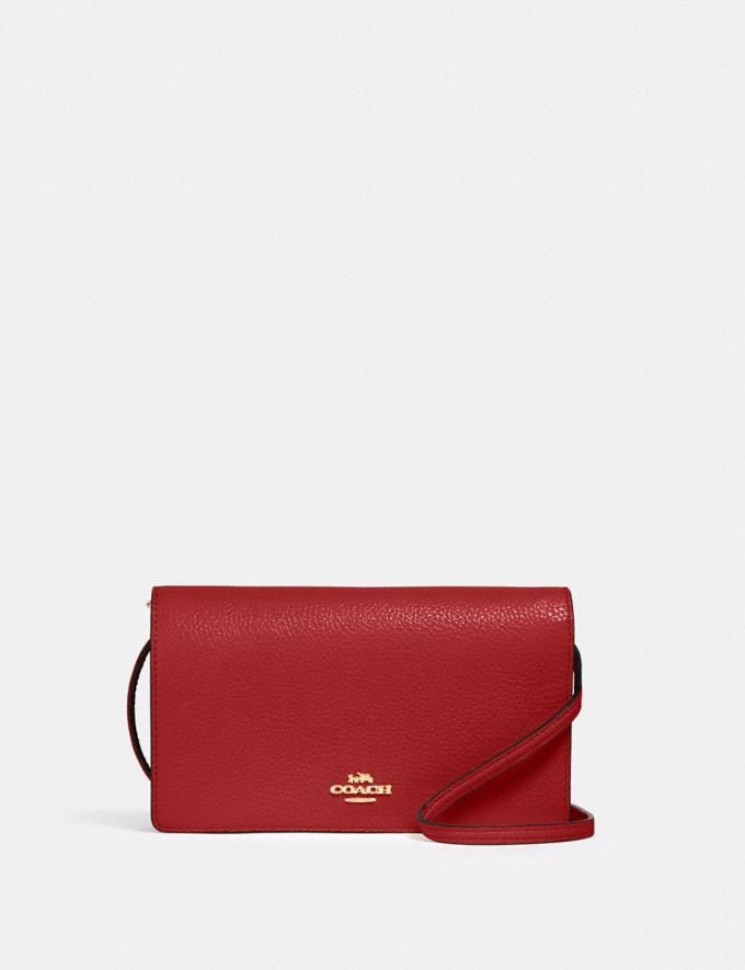 anna foldover crossbody clutch | Coach Outlet US