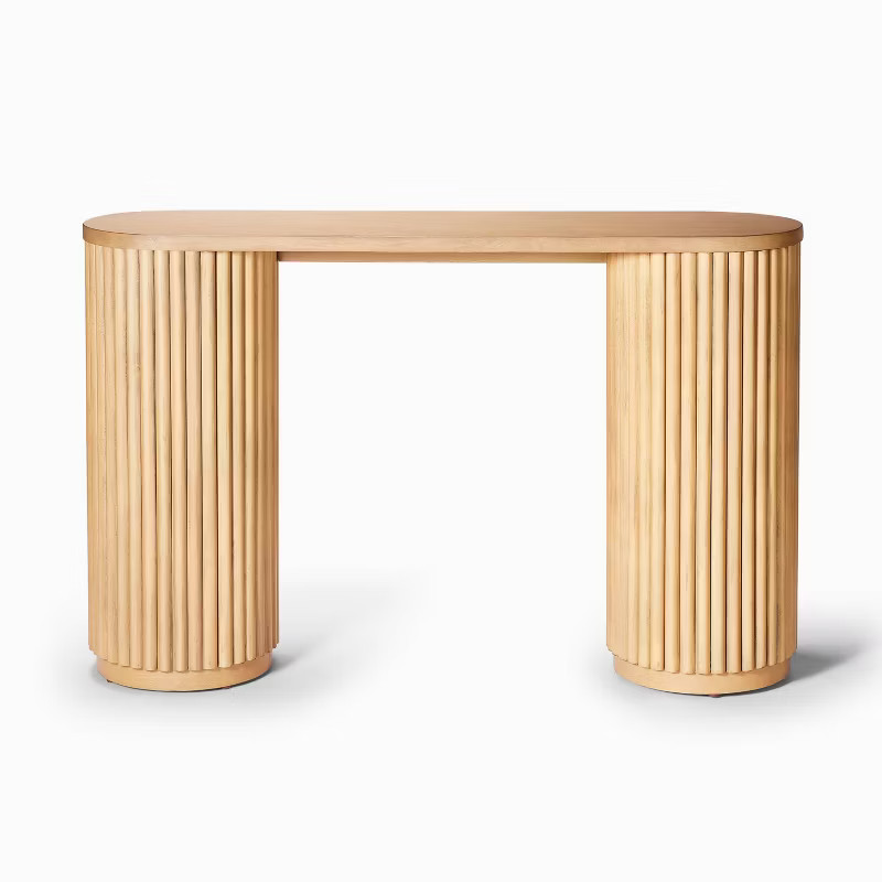 Dowel Console Table Natural - Threshold™ designed with Studio McGee | Target