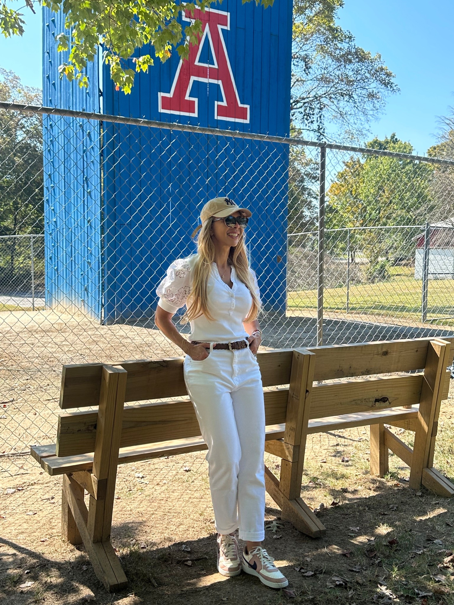 ✨ Weekend vibes in an all-white look 🤍
Visited my stepson at military school today and kept it casual yet chic. Sometimes the simplest outfits make the strongest statement 