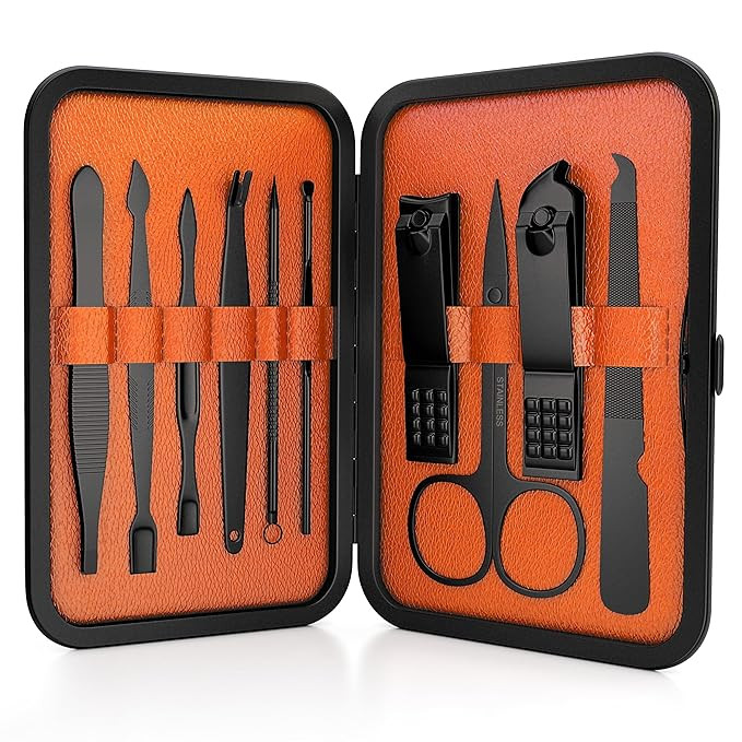 Wild Willies 10-Piece Pedicure & Manicure Kit for Men & Women - Includes Nail Clippers, Scissors,... | Amazon (US)