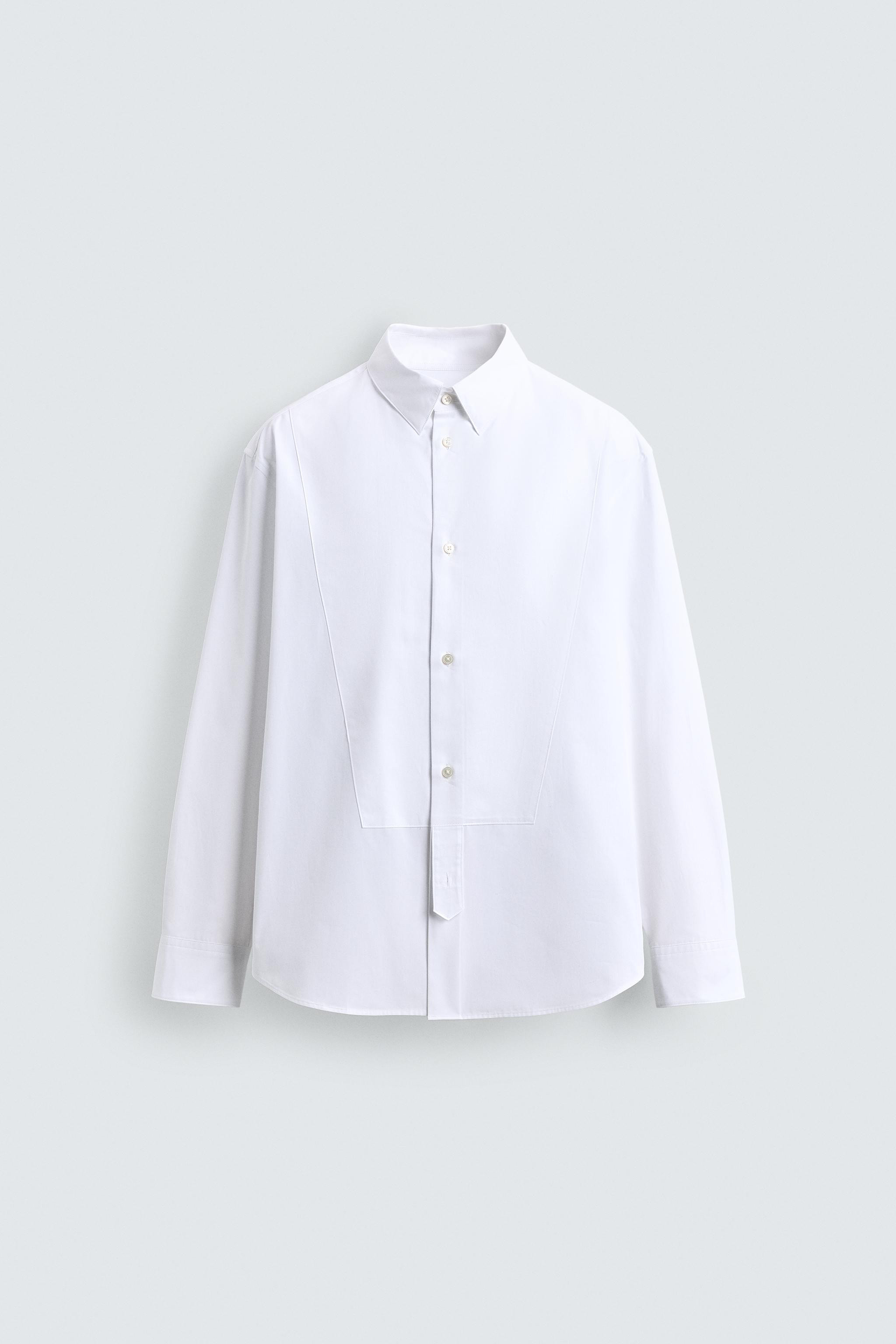 SLIM FIT BIB SHIRT | Zara Canada