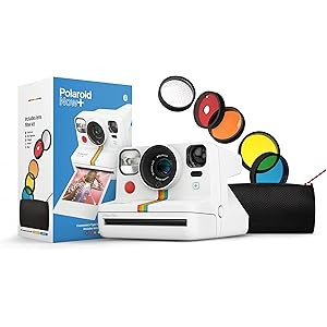 Polaroid Now+ White (9062) - Bluetooth Connected I-Type Instant Film Camera with Bonus Lens Filter S | Amazon (US)