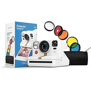 Polaroid Now+ White (9062) - Bluetooth Connected I-Type Instant Film Camera with Bonus Lens Filter S | Amazon (US)