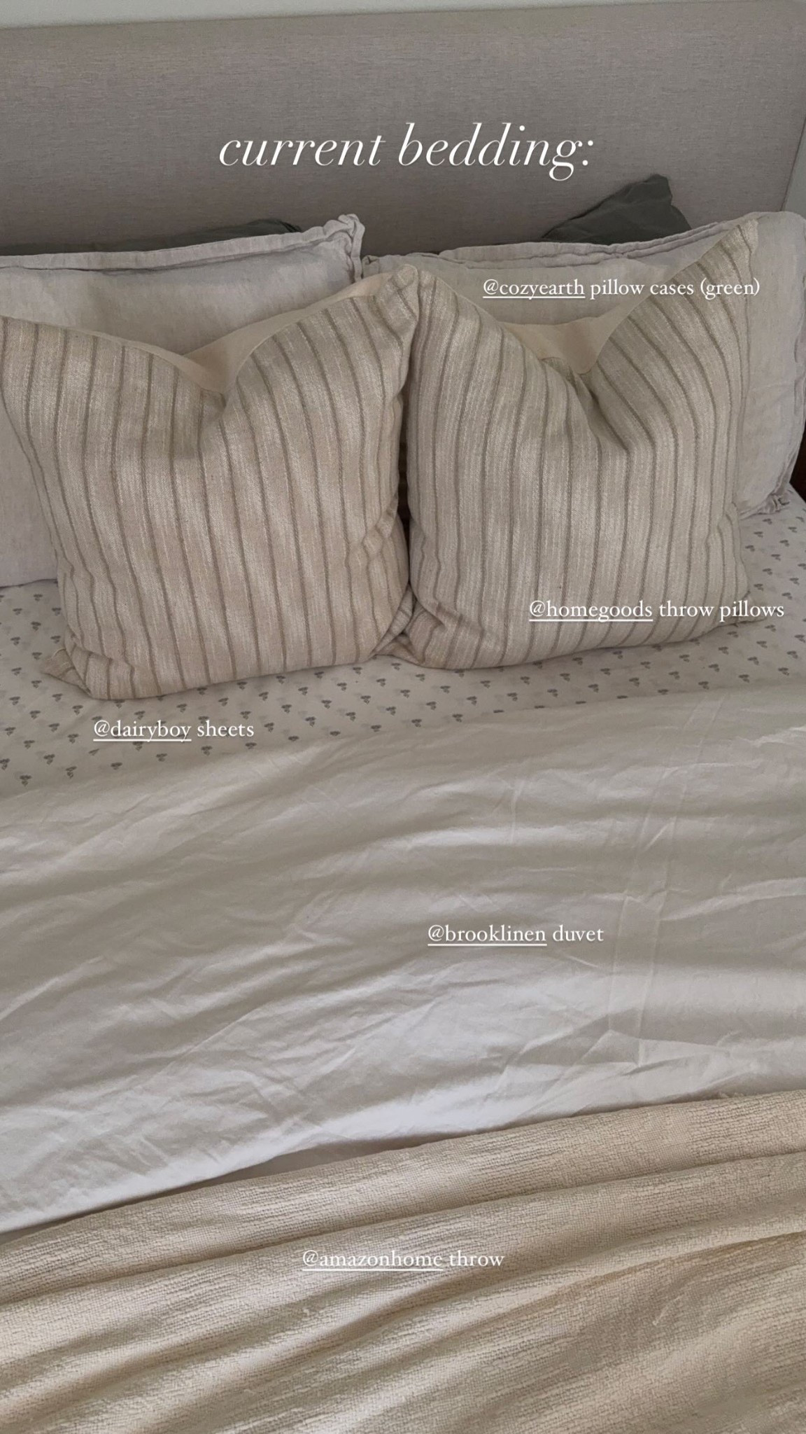 Current neutral bedding setup! 🕊️

#LTKSpringSale #LTKSeasonal #LTKHome