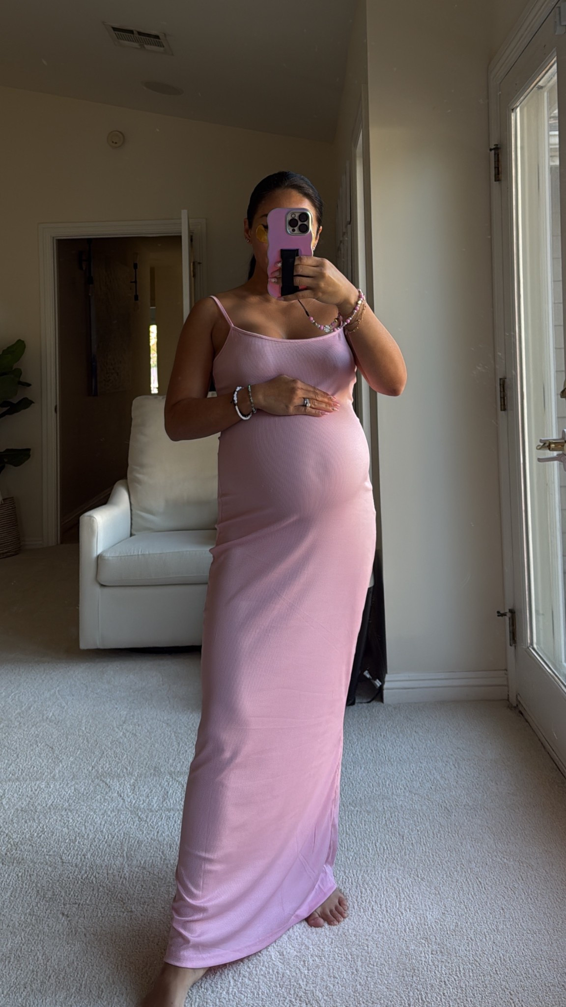 Maxi dress, slip dress, lounge dress, pump friendly dress, pregnancy dress, maternity dress, maternity loungewear 

#LTKBump #LTKMidsize #LTKPetite