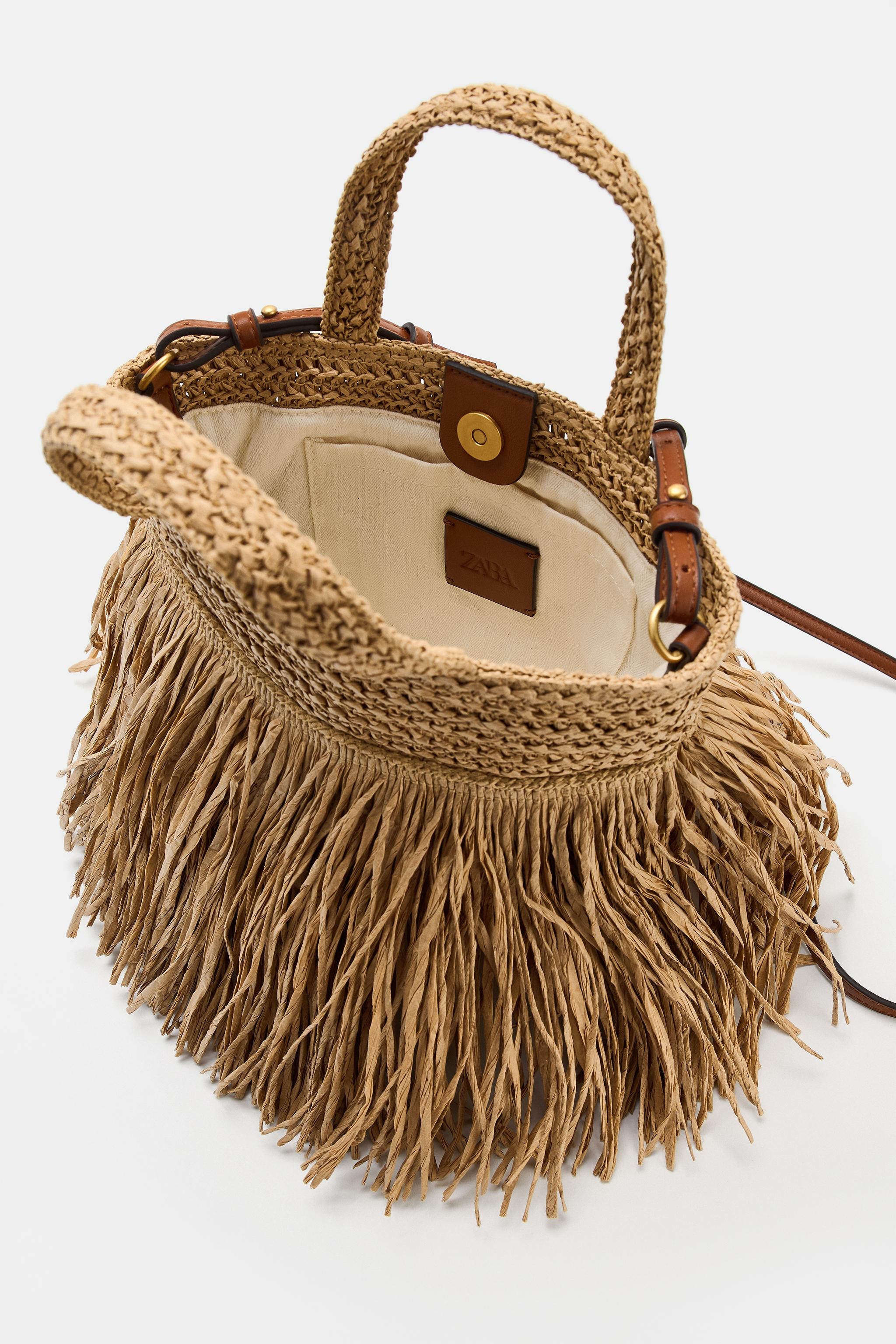 FRINGED HANDBAG | Zara US