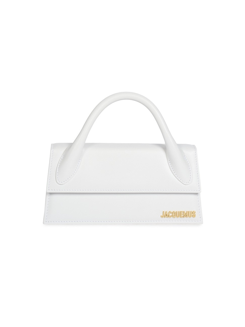 Women's Le Chiquito Long Leather Top Handle Bag - White | Saks Fifth Avenue
