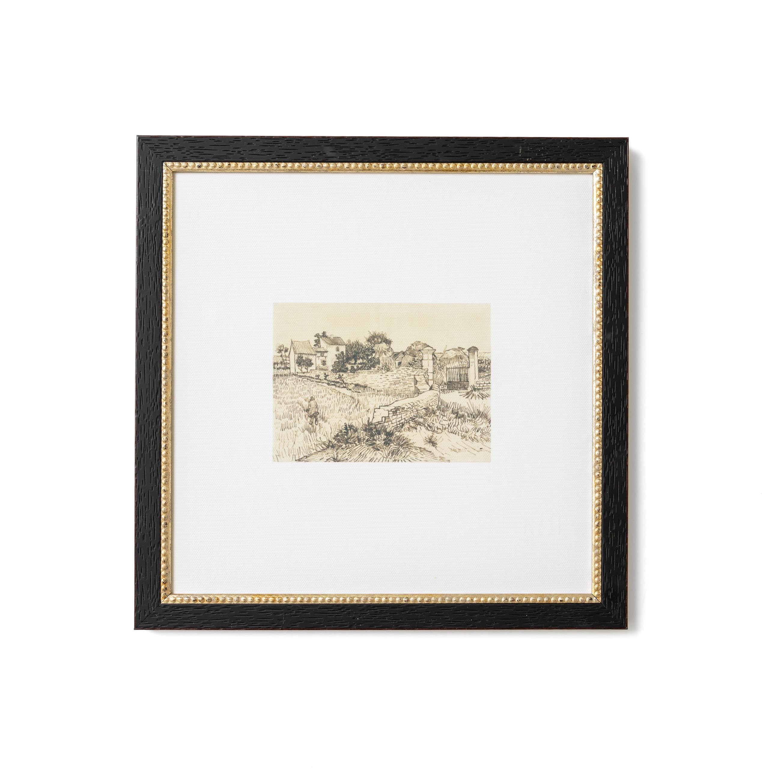 Petal Lane Antique Wall Decor - Framed Antique Decor - Make Your Own Gallery Wall Frame Set - Dar... | Amazon (US)