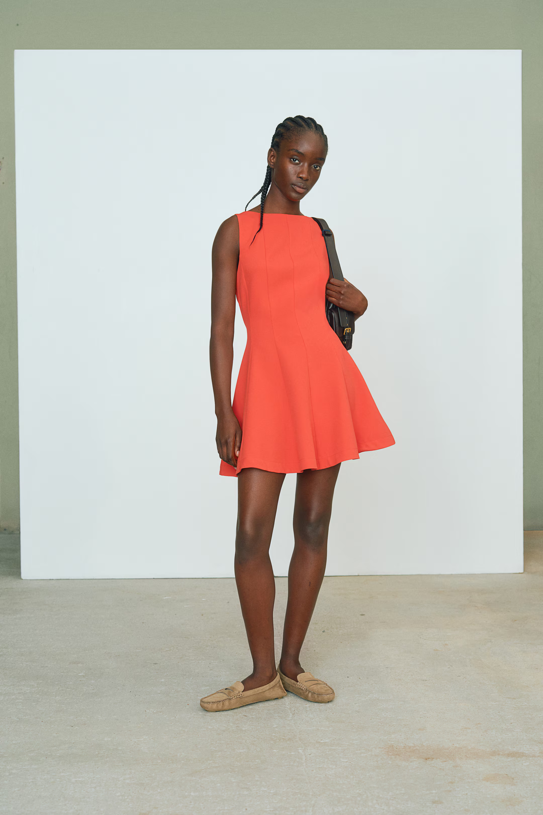 Dress with Flared Skirt | H&M (US + CA)