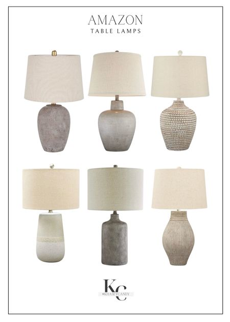 Table lamps, all from Amazon.





Side table lamps, table top lamps, lamps, neutral lamps

#LTKhome