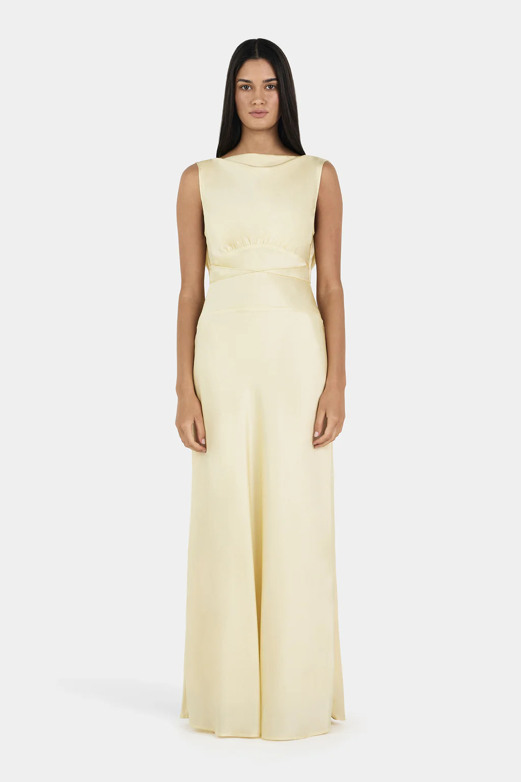 Clara Bias Dress Butter | Hansen and Gretel