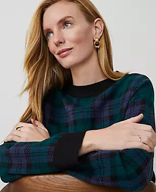 Plaid Sweater | Ann Taylor (US)