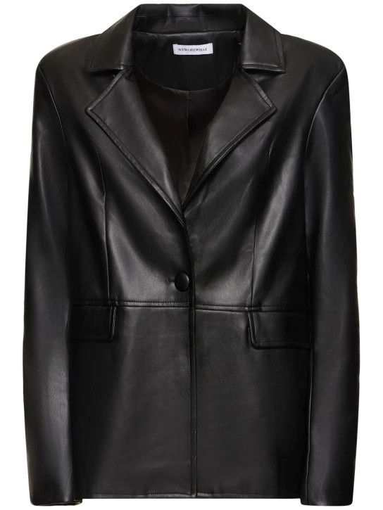 Blazer in similpelle - Weworewhat - Donna | Luisaviaroma | Luisaviaroma