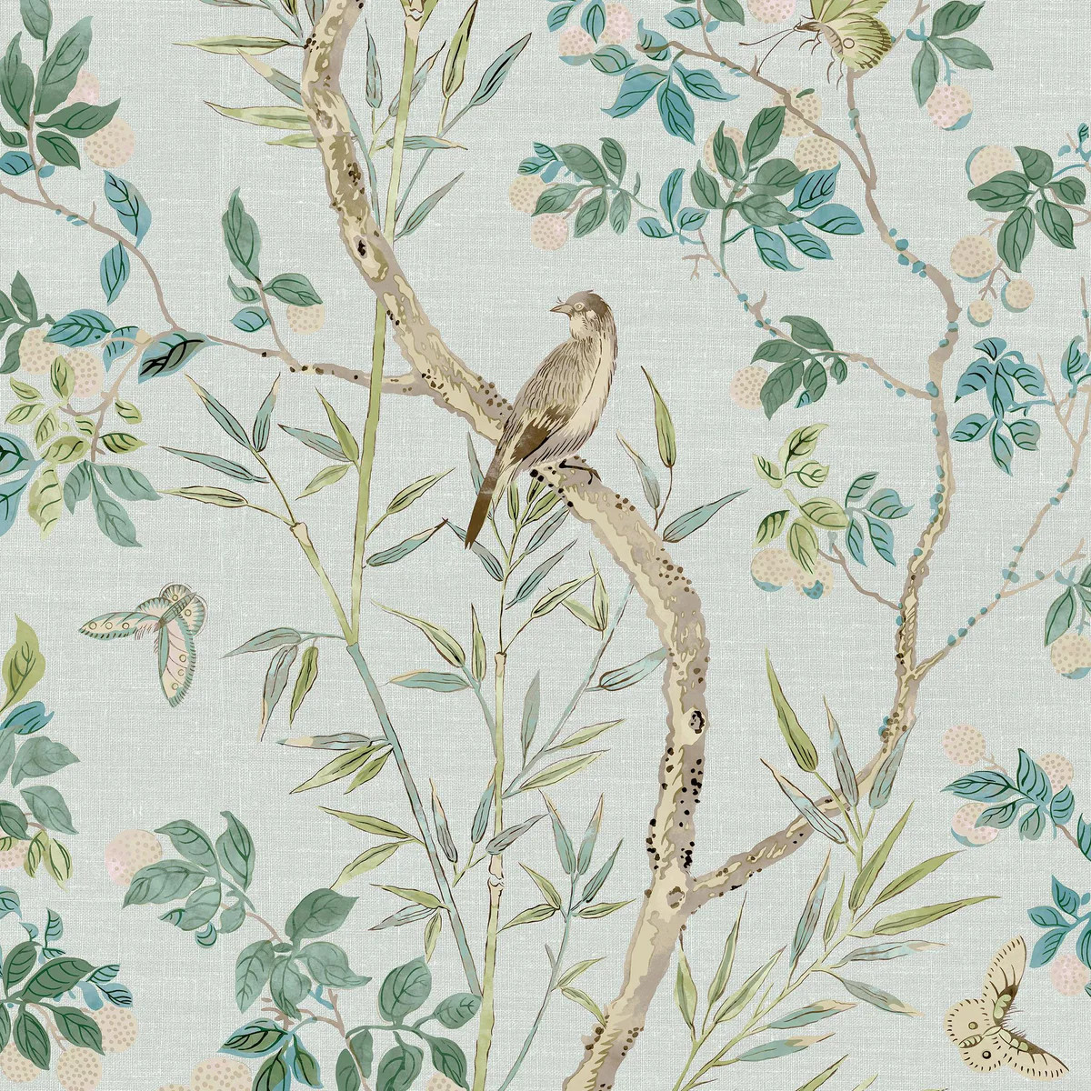 Thibaut Claire Spa Blue Wallpaper | DecoratorsBest
