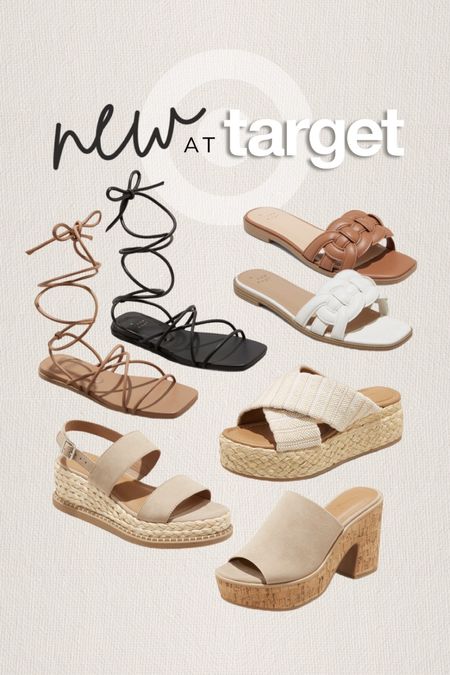 NEW spring and summer sandals, heels, and wedges at Target! 

Target Style, Summer Sandals, Vacay Outfit, Summer Vacation, Neutrals 

#LTKFind #LTKshoecrush #LTKunder50