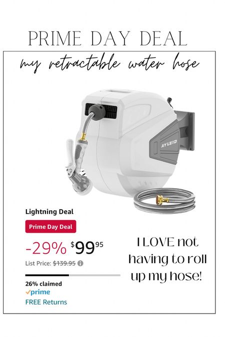 Amazon prime day deal! Retractable water hose reel! Game changer. I love mine. 

#LTKSeasonal #LTKxPrimeDay #LTKhome