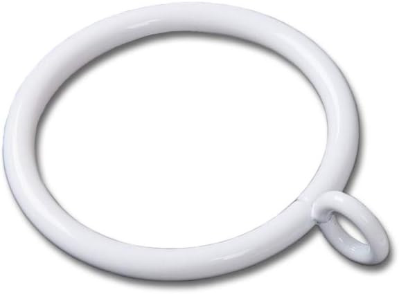 Metal Curtain Rings,Eyelet Rings 1.5-Inch(38mm) Inner Diameter,Set of 20.(Color:White) | Amazon (US)