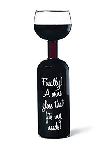 BigMouth Inc Ultimate Wine Bottle Glass, Holds Full Bottle of 750 Milliliters | Amazon (US)