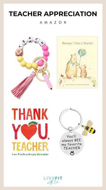 Show your appreciation for the educators in your life with heartfelt tokens from Amazon's Teacher Appreciation collection! 📚✨ From charming books that celebrate their impact, to whimsical keychains that make perfect daily reminders of gratitude. These thoughtful gifts are sure to brighten any teacher's day. #TeacherAppreciation #GiftIdeas #ThankYouTeacher

#LTKGiftGuide #LTKfindsunder50 #LTKkids