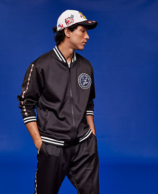 Adult Unisex Vintage Varsity Track Jacket, Exclusively at Macy's | Macy's