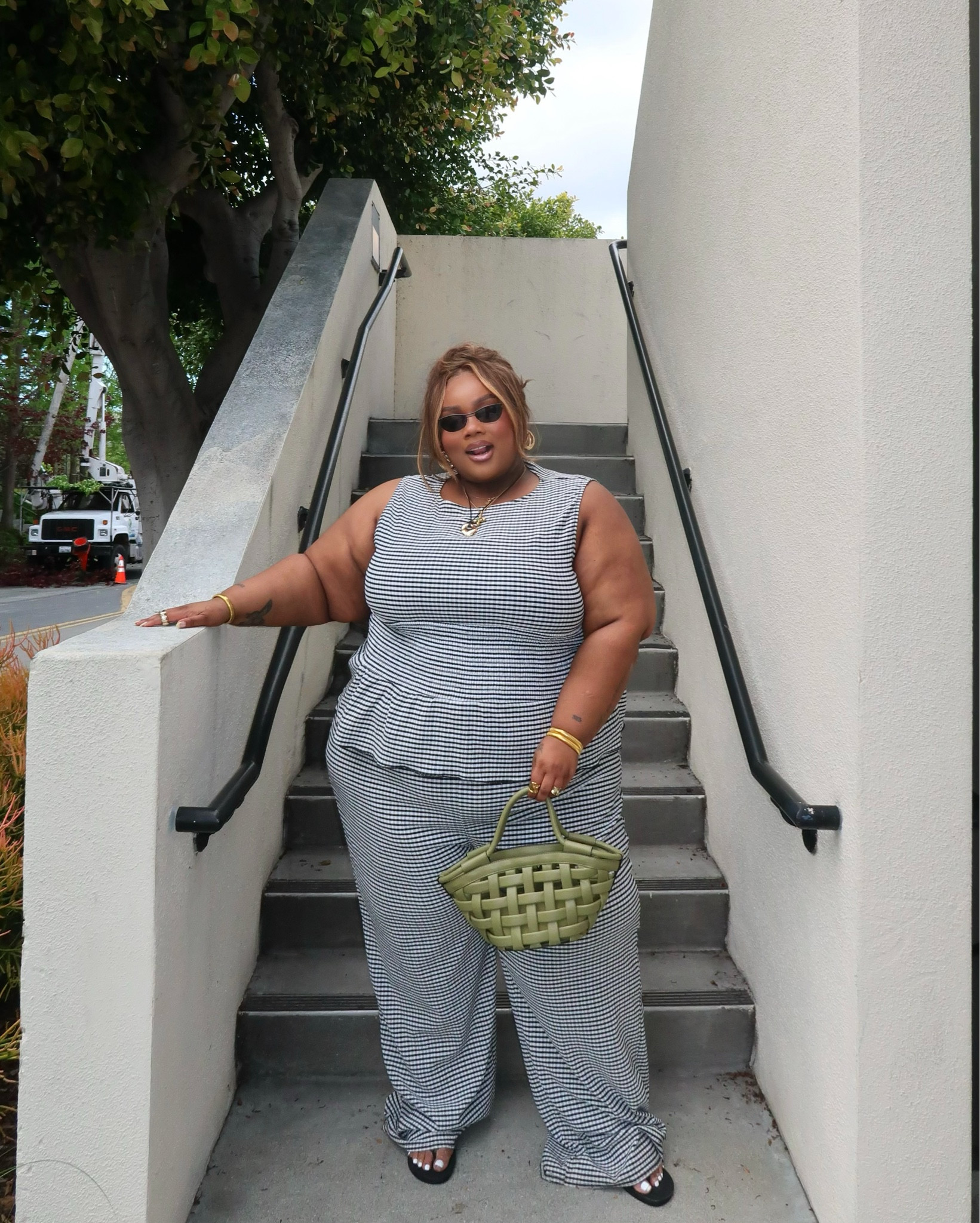 The perfect spring/summer outfit! Summer outfit, sandals, plus size summer outfit , plus size spring outfit, plus size outfit inspo.

#LTKShoeCrush #LTKPlusSize #LTKItBag