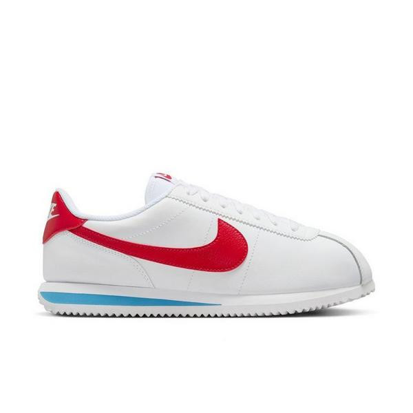 Women's Nike Cortez Leather Sneakers 10 Regular White/Varsity Red-Varsity Blue | Scheels Sports