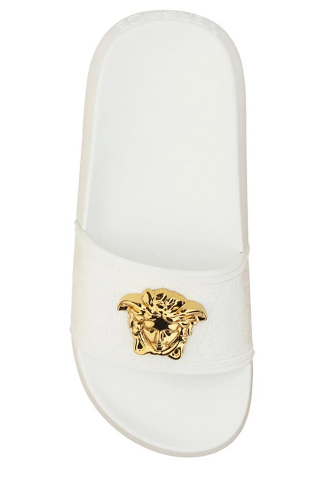 Versace Medusa Head Plaque Slides | Cettire Global