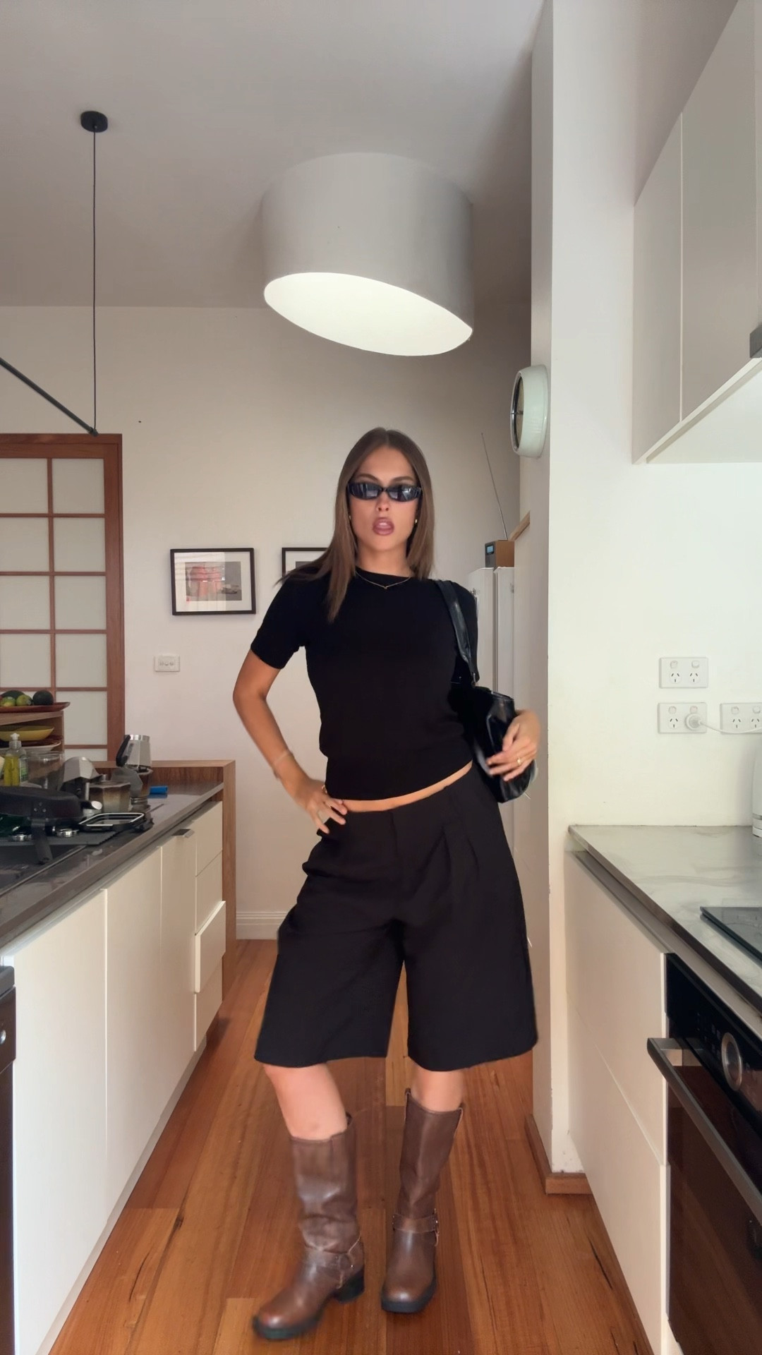 Top Zara, shorts Detalj Studios & bag the Huddy Black Bag Nakedvice xx 

#LTKaustralia