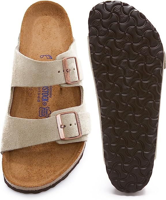 Birkenstock Unisex, Arizona Soft Footbed Sandal - Narrow Width | Amazon (US)