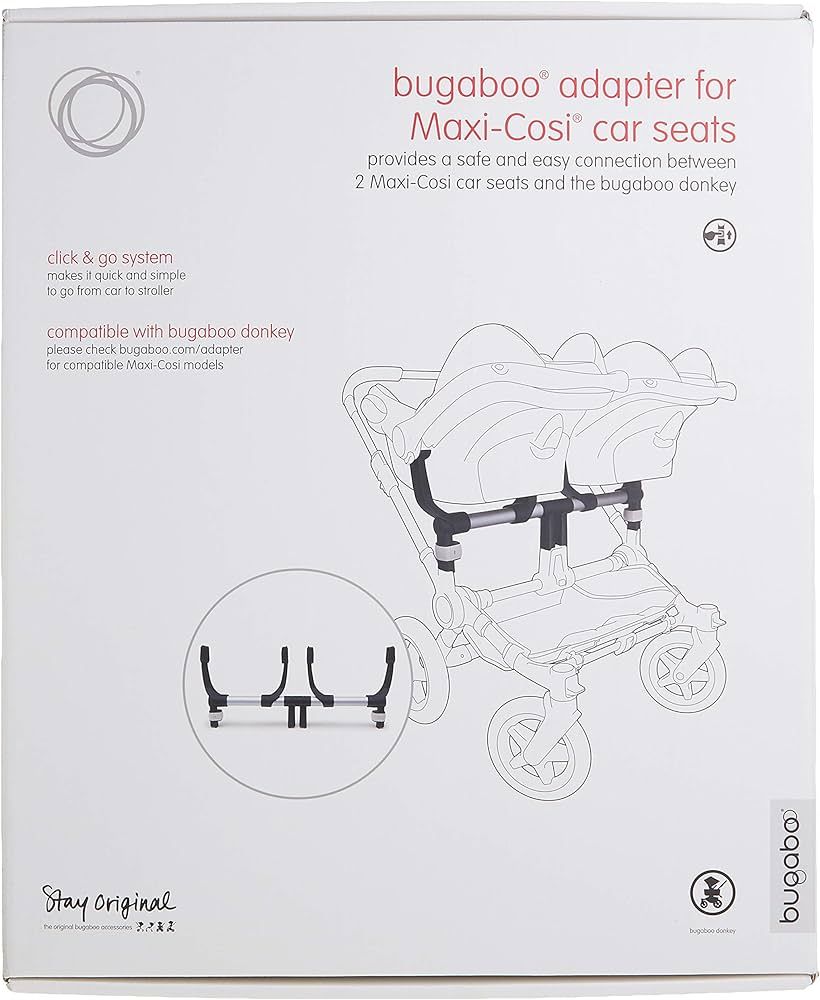 Bugaboo Donkey Twin Car Seat Adapter, Maxi-COSI/Nuna | Amazon (US)