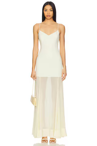 Lovers and Friends Caden Maxi Dress in Butter Yellow from Revolve.com | Revolve Clothing (Global)