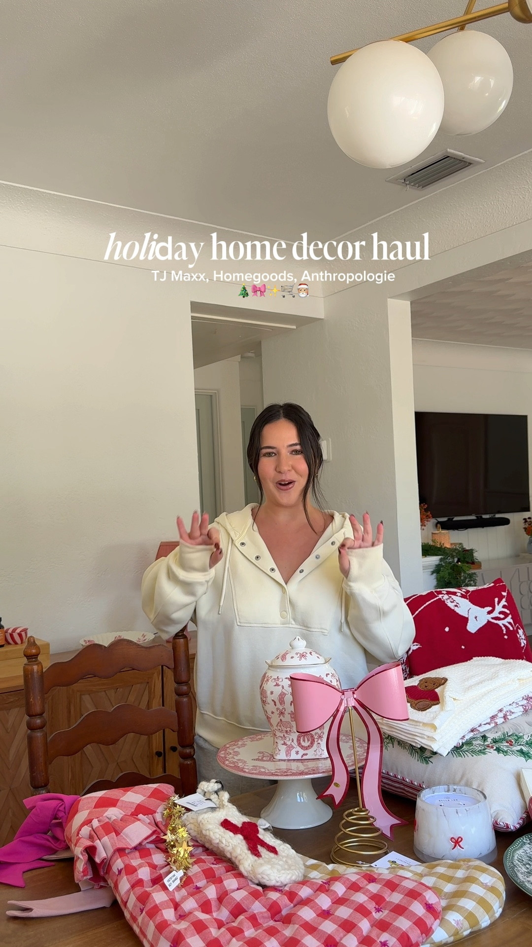 HOLIDAY DECOR /// linking my stocking from Anthro & other holiday decor i have my eyes on!! 👀🎄🎀 soooo much cuteness! // cottagecore, Christmas home decor, Christmas stockings 

#LTKHoliday #LTKHome #LTKSeasonal